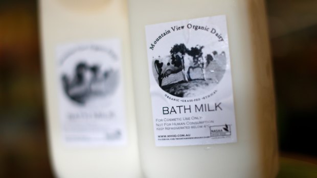 Linked to death: The Health Department says three of the five children affected had consumed Mountain View Organic Dairy Bath Milk.