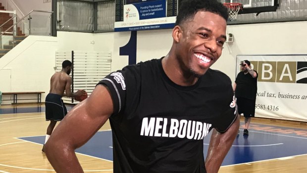 Melbourne United signing Carrick Felix jumped straight into training on Thursday.