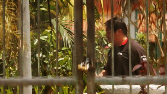 Andrew Chan, one of the Bali nine duo, photographed yesterday in Kerobokan prison.
