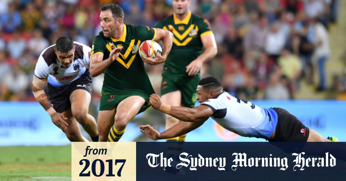 Rugby League World Cup 2017 Cameron Smith Eyes Kangaroos Victory On Home Soil