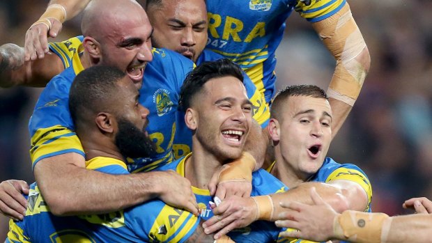 Yet to find a sponsor, the Parramatta Eels are open to offers.