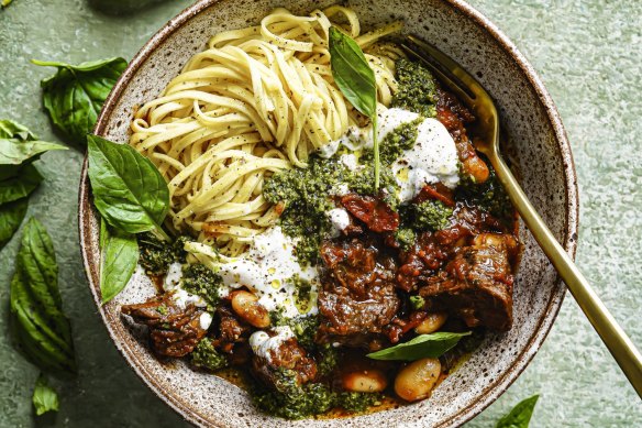 This beef stew is great served with fresh pasta.