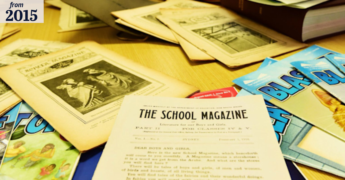 The School Magazine turns 100 and becomes the longest continually ...