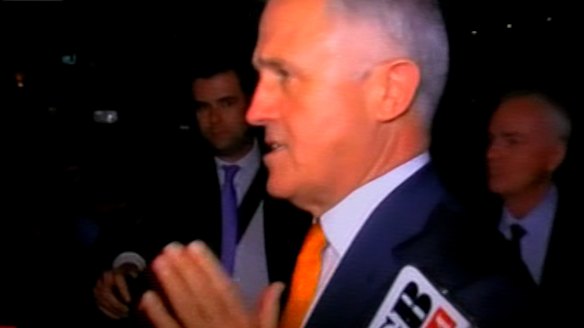 Prime Minister Malcolm Turnbull answers questions about the raids.