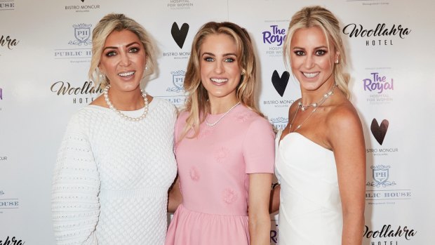 Barbara Coombes, Harriet Waugh and Roxy Jacenko at the ladies luncheon for The Royal Hospital for Women.