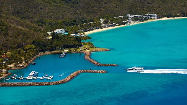 Hayman Island Resort is set to go into lockdown ahead of Cyclone Debbie's arrival. 