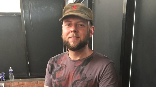 Max Harach, 32, from Sydney was in Kathmandu when the earthquake struck but sought safety outside the city.