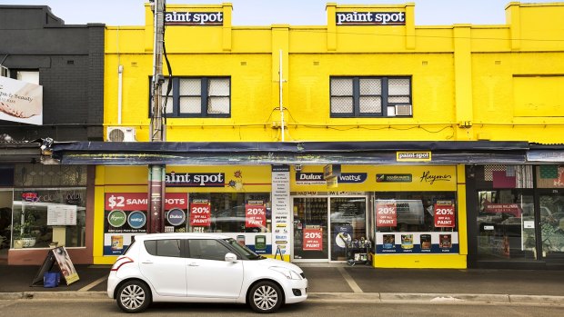 The double-fronted shop in Centre Road, Bentleigh, sold for $2.9 million.