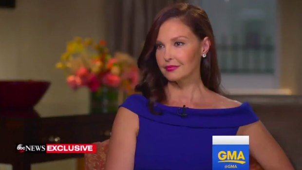 Actress Ashley Judd has given her first TV interview since publicly accusing Harvey Weinstein of sexual harassment.