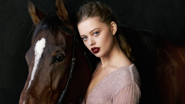 The ATC's mounted security division horses featured on Australia's Next Top Model.