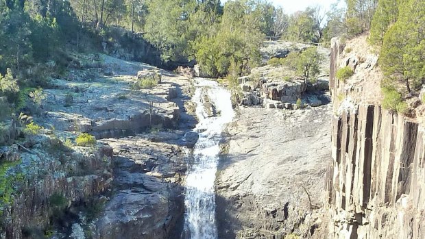 Ginninderra Falls, a natural wonder.