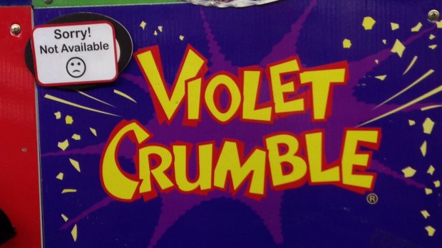The Violet Crumble showbag.