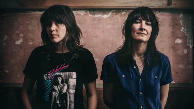 The success of Courtney Barnett (left) has created feelings of jealousy and admiration for her partner and fellow musician Jen Cloher.