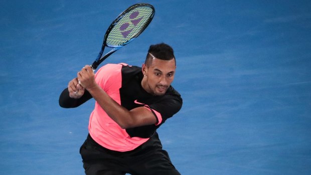 Good Nick: Kyrgios' mental approach could make him 'best player in the world', says Rod Laver.