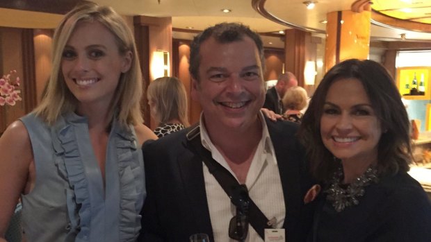 No issues: Today's Sylvia Jeffreys, left, and Lisa Wilkinson.