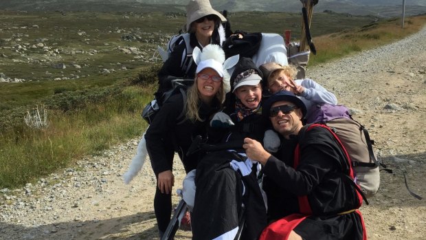 Scullin 12-year-old Lily Sharrock climbed Mount Kosciuszko fundraising for the Cerebral Palsy Alliance.