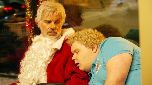 The reprobate Father Christmas Willie Soke (Billy Bob Thornton) is back, with his dim-witted protege Thurman Merman (Brett Kelly), in Bad Santa 2.