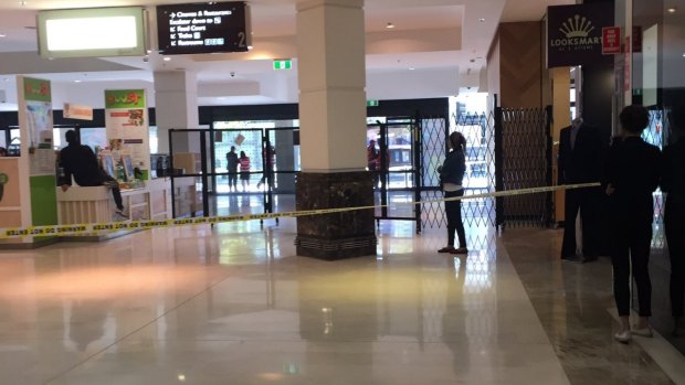Police shut down parts of Westfield Parramatta during the operation.