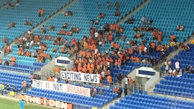 Just under 7000 fans were at CBus Super Stadium in Robina to see the Brisbane Roar play Beijing Guoan.
