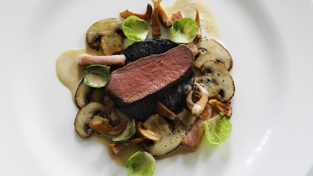 Serege Dansereau's roast venison loin.