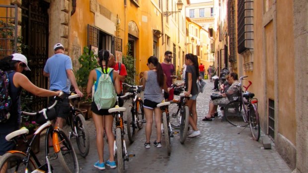 Viator cycling tour, Rome.