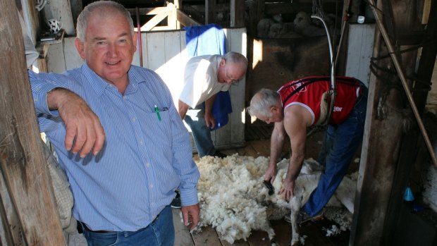 Brothers George, Bob and Ron Sloss have completed the first shearing in two decades at their 139-year-old family property, Allanbank, near Goondiwindi.