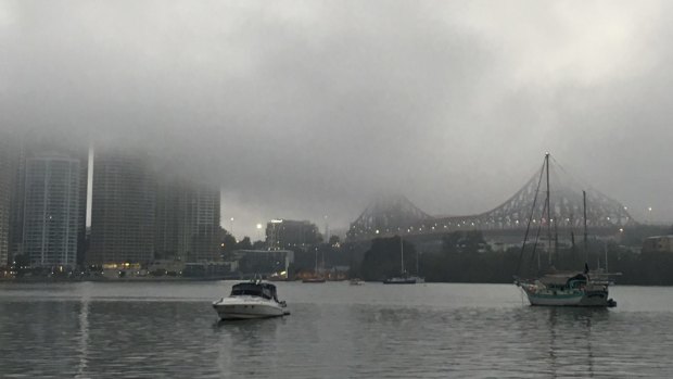 The fog also caused flights in and out of Brisbane Airport to be delayed or diverted.