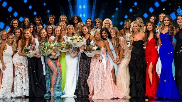 The women who competed for the Miss Universe Australia title.