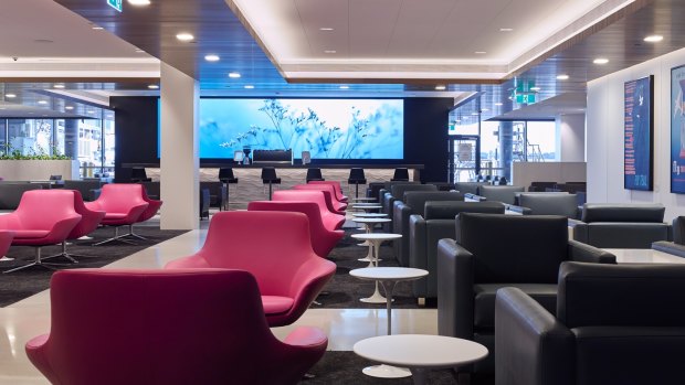 Air New Zealand's new Melbourne lounge.