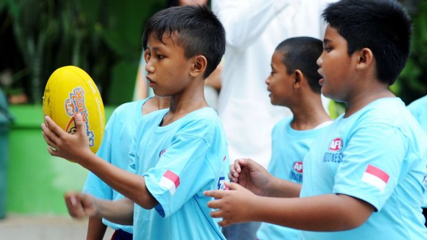 Equipment and facilities are the major challenge for keeping the game going in Indonesian schools.