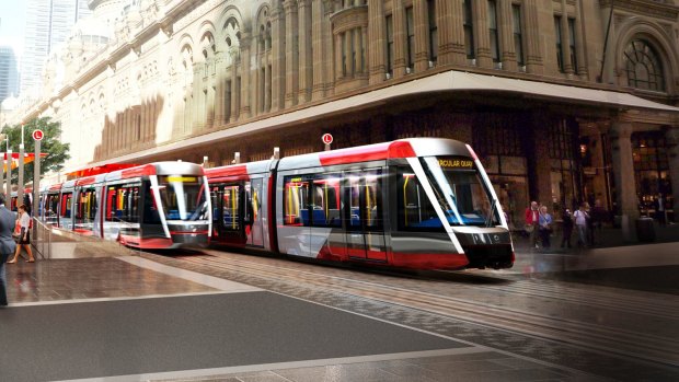 Planners say the introduction of Sydney's proposed light rail system could help improve the traffic flow in the CBD.