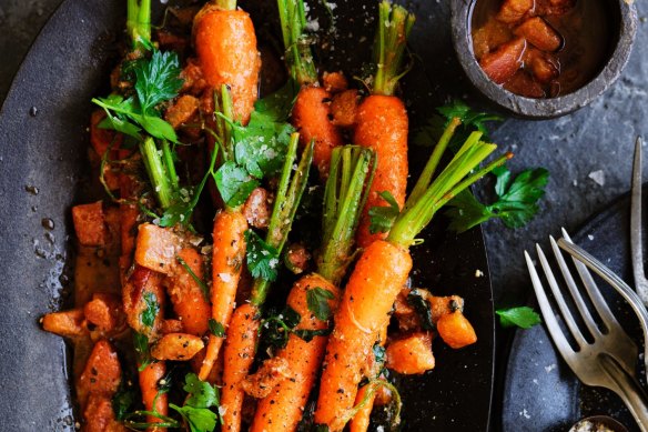 Neil Perry's Moroccan carrot salad.