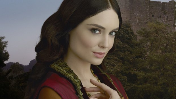 Mallory Jansen as Madalena in <i>Galavant</i>, a high-octane fairytale with songs.