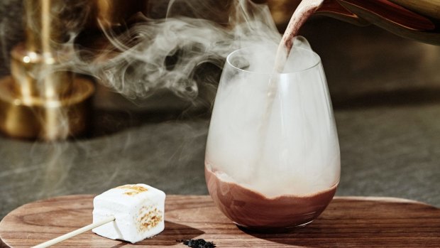Smokin' hot: Mork Chocolate's Campfire hot chocolate.