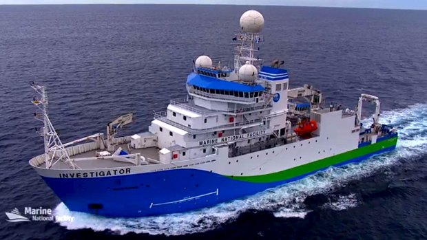 The RV Investigator, which marine scientists believe should be fully funded.