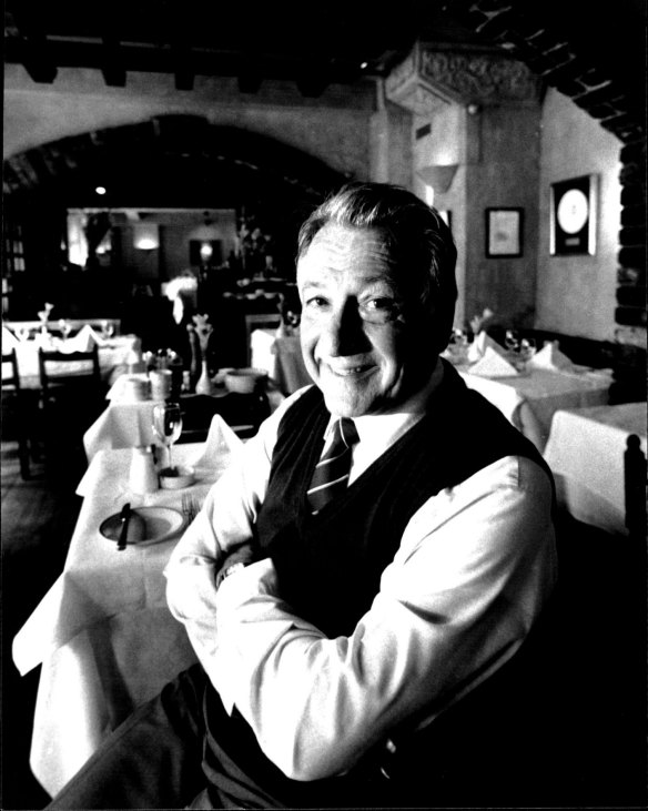 Restaurateur Beppi Polesi at his eponymous restaurant.