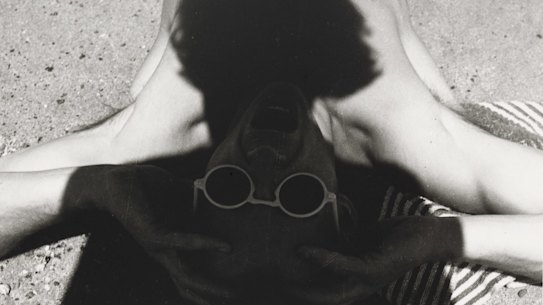 <i>The photographer's shadow (Olive Cotton and Max Dupain)</i>, 1935 (printed 1999), by Olive Cotton.