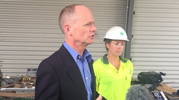 Premier Campbell Newman announces the LNP's 'Jobs of Tomorrow' scheme to target youth unemployment.