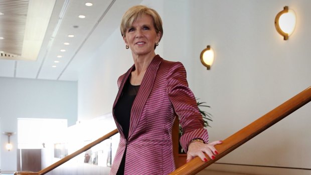 Ms Bishop on Thursday said it would be "an efficient use" of Andrew Robb and her time to both be present at the climate conference.