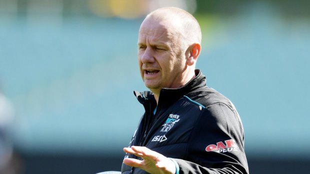 Staying put: Port Adelaide coach Ken Hinkley.