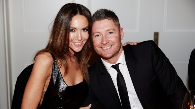 Kyly and Michael Clarke. 