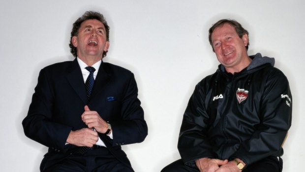 Denis Pagan and Kevin Sheedy. Harvey said Pagan should have given North more exposure, the way Sheedy did for Essendon.