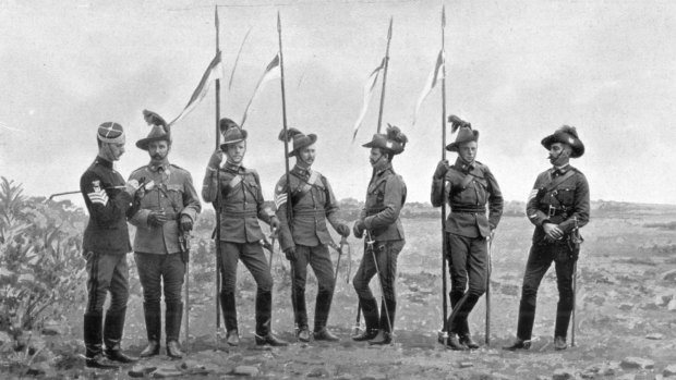 New South Wales Lancers in South Africa during the Anglo-Boer war.