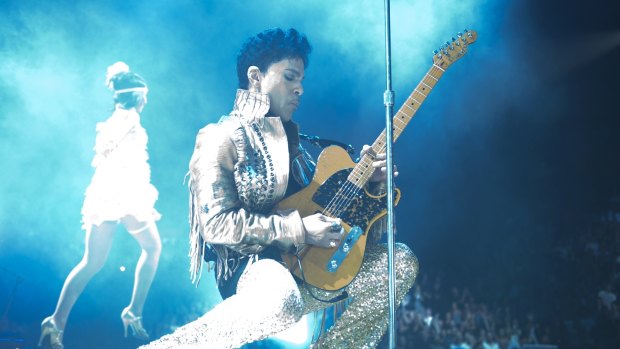 Prince in concert in Sydney in 2012.