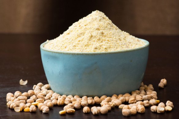 Chickpea flour is mildly nutty, earthy and gluten-free.