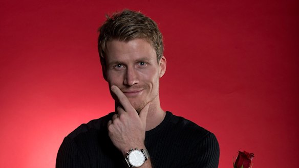 The eponymous bachelor, blond and buff Richie Strahan.