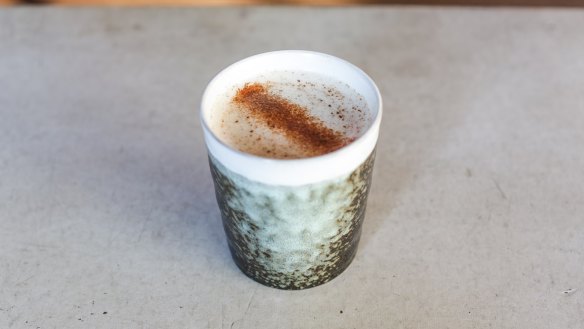 A mushroom latte from Matcha Mylkbar.