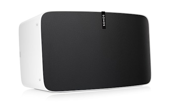 The new Sonos Play 5 speaker, ready to stream music to the furthest reaches of your home. 