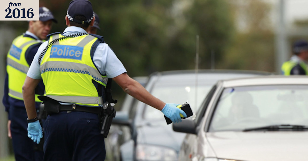 Drug and drink driver caught at almost double the speed limit