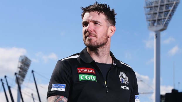  Retired Magpie Dane Swan enters the jungle.